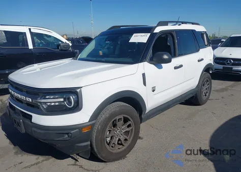 2024 Ford Bronco Sport Big Bend z USA, uszkodzony, nr VIN 3FMCR9B61RRE57613
